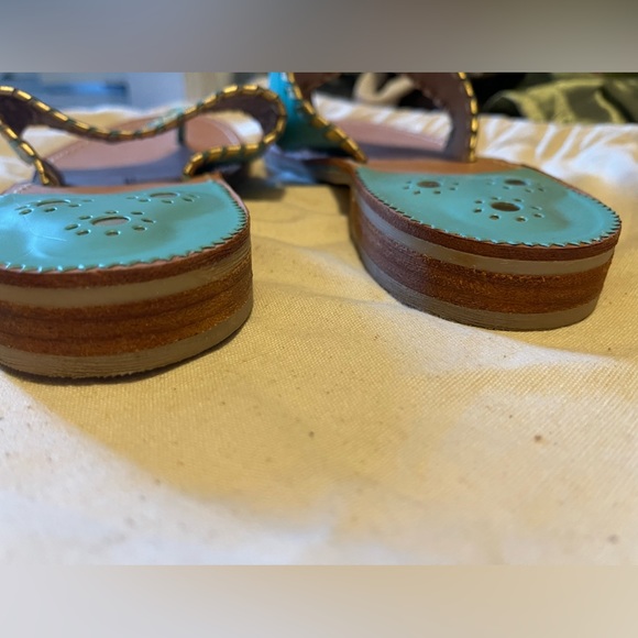 Jack Rogers Pineapple Embroidered Sandals - Picture 7 of 8